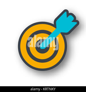 Business Target Symbol Stockfoto