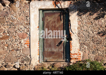 Nahaufnahme der alten Gebäude Stockfoto