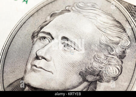 US-Dollar, close-up Stockfoto