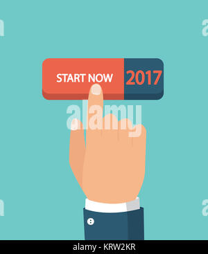 Starten Anfang Konzept. Stockfoto