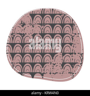 Grunge ornament Ringkomposition zusammen. Zusammenfassung Hintergrund Stockfoto