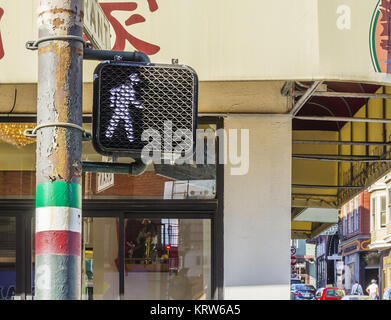 Ampel in San Francisco Stockfoto