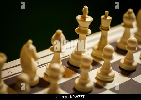 Schachbrett detail Stockfoto