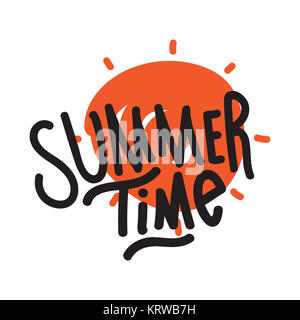 Sommer-Vektor-illustration Stockfoto