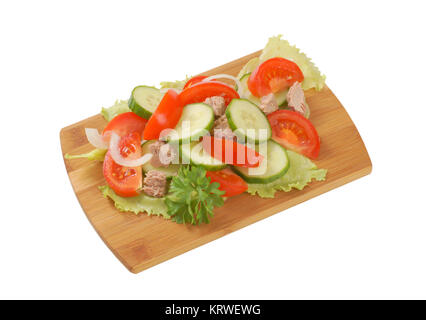 Gemüse Thunfisch Salat Stockfoto