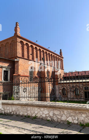 Alte Synagoge im jüdischen Viertel von Krakau, Polen Stockfoto