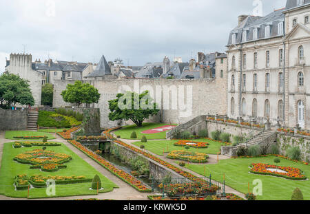 Stadt Ciew von Vannes, eine Gemeinde im Département Morbihan in der Bretagne im Nordwesten Frankreichs Stockfoto