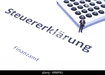 Steuererklärung Stockfoto