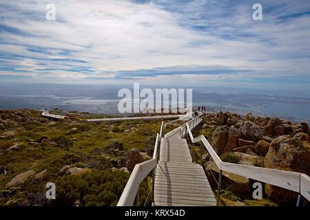 Malerischer Spaziergang Mount Wellington, Tasmanien Stockfoto