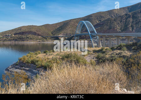 Roosevelt Bridge an der Route 188 in Arizona in der Nähe der Eingang Ost der Apache Trail Stockfoto