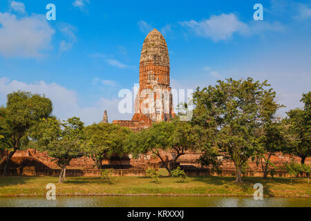 Wat Phra Ram Tempel Ayuthaya Historical Park, einem UNESCO-Weltkulturerbe in Thailand Ayuthaya, Thailand - 4. NOVEMBER 2016: Wat Phra Ram Tempel Stockfoto