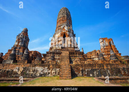 Wat Phra Ram Tempel Ayuthaya Historical Park, einem UNESCO-Weltkulturerbe in Thailand Ayuthaya, Thailand - 4. NOVEMBER 2016: Wat Phra Ram Tempel Stockfoto