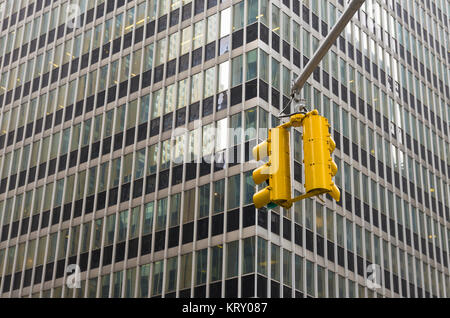Ampel in New York Stockfoto