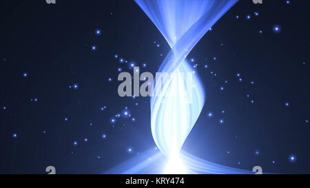 Winken String und Partikel. Zusammenfassung Hintergrund Stockfoto