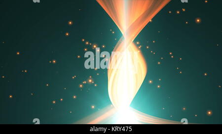 Winken String und Partikel. Zusammenfassung Hintergrund Stockfoto