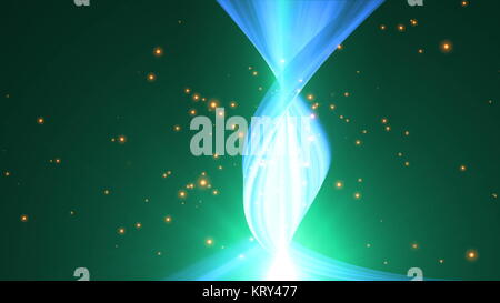 Winken String und Partikel. Zusammenfassung Hintergrund Stockfoto