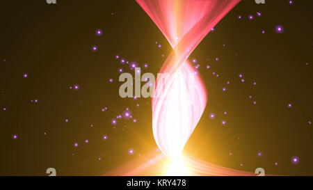 Winken String und Partikel. Zusammenfassung Hintergrund Stockfoto