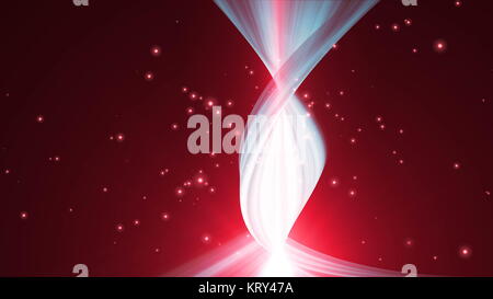 Winken String und Partikel. Zusammenfassung Hintergrund Stockfoto