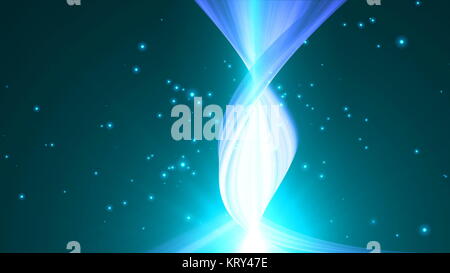 Winken String und Partikel. Zusammenfassung Hintergrund Stockfoto