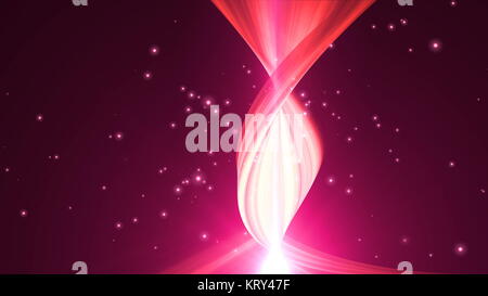 Winken String und Partikel. Zusammenfassung Hintergrund Stockfoto