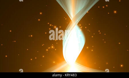 Winken String und Partikel. Zusammenfassung Hintergrund Stockfoto