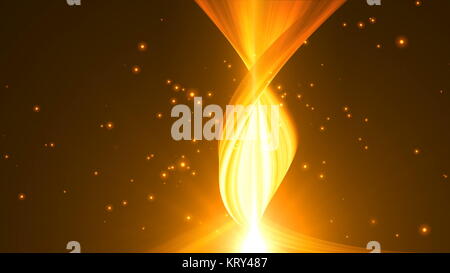 Winken String und Partikel. Zusammenfassung Hintergrund Stockfoto