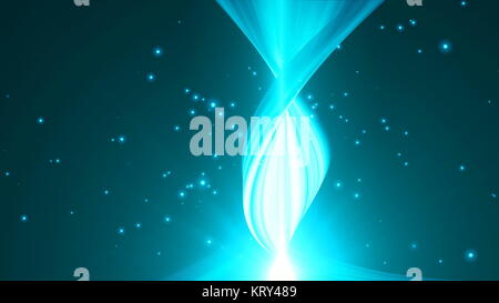 Winken String und Partikel. Zusammenfassung Hintergrund Stockfoto