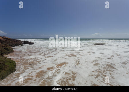 Strand in der Nähe von Lagos, Algarve, Portugal Stockfoto