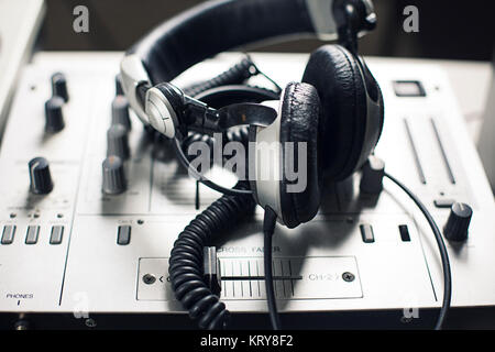 DJ-mixer Stockfoto