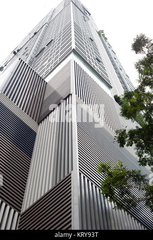 Gemeinsame moderne Wolkenkratzer von Singapur Stockfoto