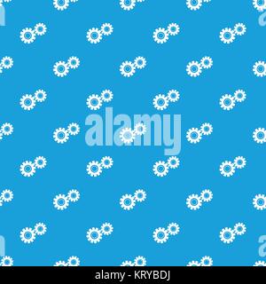 Zwei Gänge Muster nahtlose Blau Stock Vektor