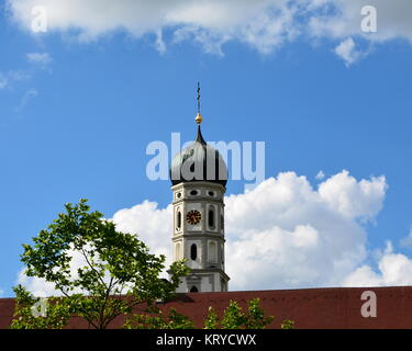 Steeple klosterkirche Bad Schussenried Stockfoto