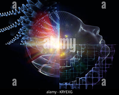 Konzeptionelle neue Selbst Stockfoto