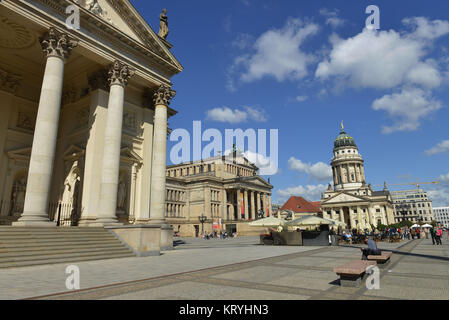 Gendarmen Markt, Mitte, Berlin, Deutschland, Gendarmenmarkt, Mitte, Deutschland Stockfoto