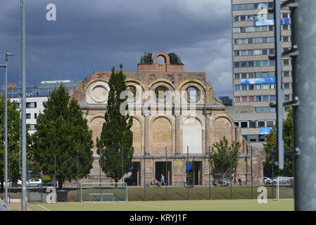 Portikus, Anhalter Bahnhof, Kreuzberg, Berlin, Deutschland, Portikus, Anhalter Bahnhof, Kreuzberg, Deutschland Stockfoto