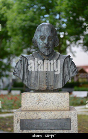 Büste, William Shakespeare, Bismarckstraße, Charlottenburg, Berlin, Deutschland, Bueste, Deutschland Stockfoto