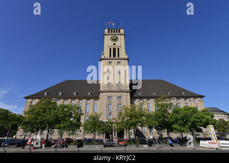 Rathaus Schönheit Berg, John-F.-Kennedy-Platz, die Schönheit der Berge, Berlin, Deutschland / Schönheit des Berges, Rathaus Schoeneberg, Schöneberg, Deutschl Stockfoto
