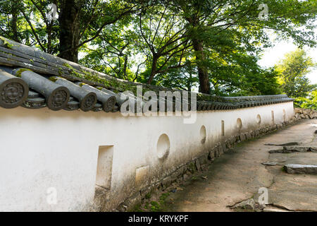 Japanische Burg in Bitchu Matsuyama Stockfoto