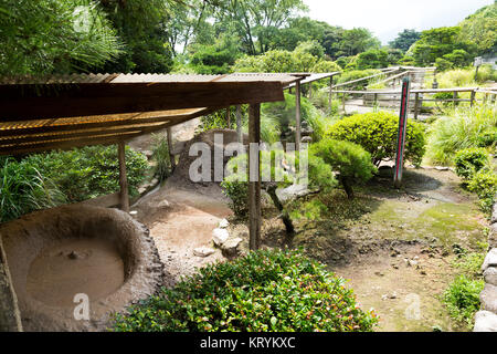 Schlamm Hölle in Beppu City Stockfoto