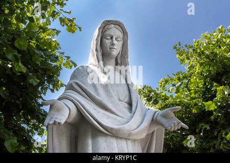 Virgina Marienstatue Stockfoto