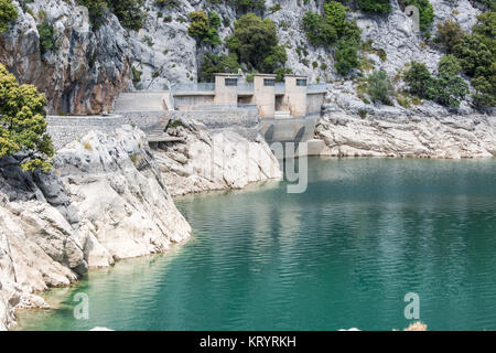 Cuber Stausee in der Sierra de Tramuntana, auf Mallorca, Spanien Stockfoto