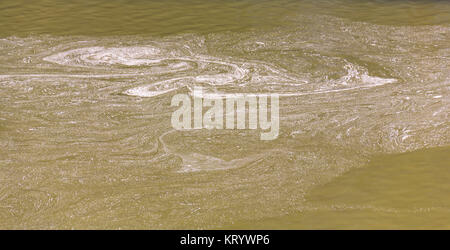 Wasser wirbelt Stockfoto