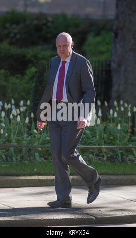 Damian Green Teilnahme an Kabinett am 25.4.17. Erste Staatssekretär und Minister für das Cabinet Office Damian Green gezwungen am 20 Dez 2017 abzufinden. Stockfoto