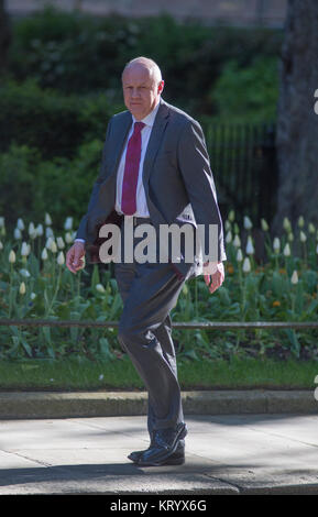 Damian Green Teilnahme an Kabinett am 25.4.17. Erste Staatssekretär und Minister für das Cabinet Office Damian Green gezwungen am 20 Dez 2017 abzufinden. Stockfoto