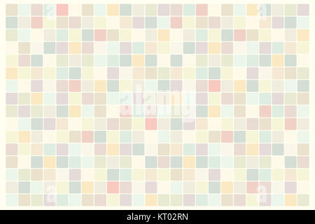Mosaik Hintergrund von farbigen Quadraten Stockfoto