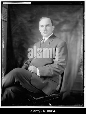 Arthur Rouse, fotografiert von Harris Ewing, ist ein ikonisches Bild aus dem Amerika des frühen 20. Jahrhunderts, das ein bedeutendes Individuum in der amerikanischen Geschichte durch Porträts einfängt. Stockfoto