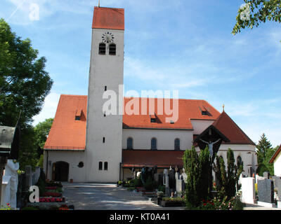 Aschheim Kirche St. Peter und Paul Stockfoto