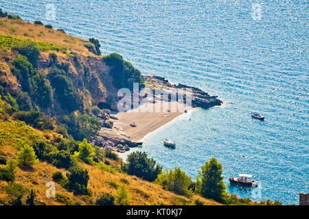 Idyllische geheimen Strand auf der Insel Brac Stockfoto