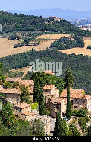 Castiglione d ' Orcia, Toskana, Italien Stockfoto