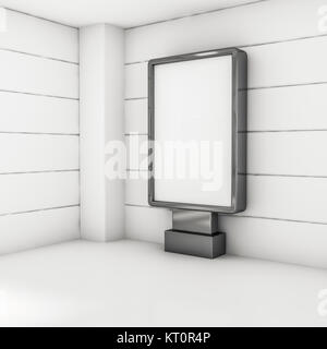 Für Werbung und Corporate identity Vorlage. 3D-Rendering Stockfoto